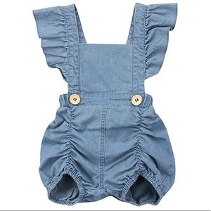 Chambray Romper | Size 6-12MO